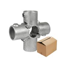 Doos Open klapbaar 4-Weg kruisstuk-E / 48,3 mm (10 stuks)